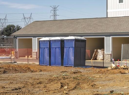 the number of construction porta potties needed for a job site depends on the size and period of the project, as well as the number of employees on site